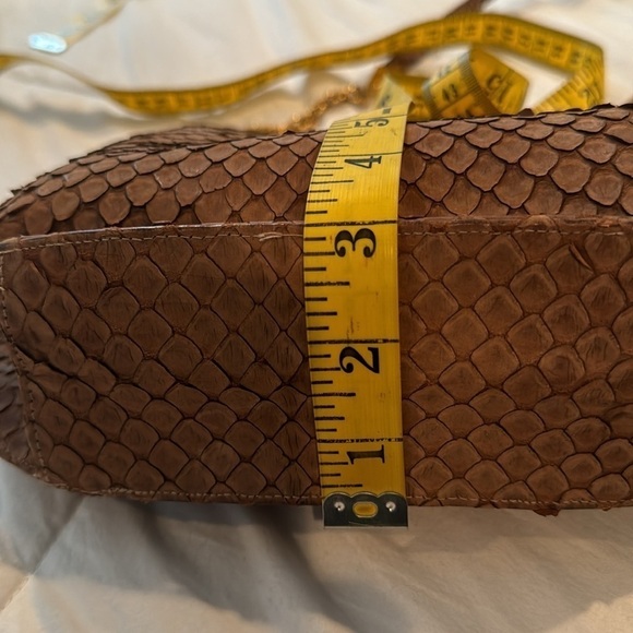 Magnin 🔥Sale🔥vintage python brown purse - Picture 13 of 13